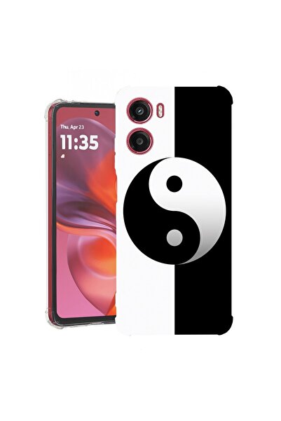 bestcase ¬Æ Husa pentru Motorola Moto G05, Anti Shock 1.5MM, Yin Yang, Protec...