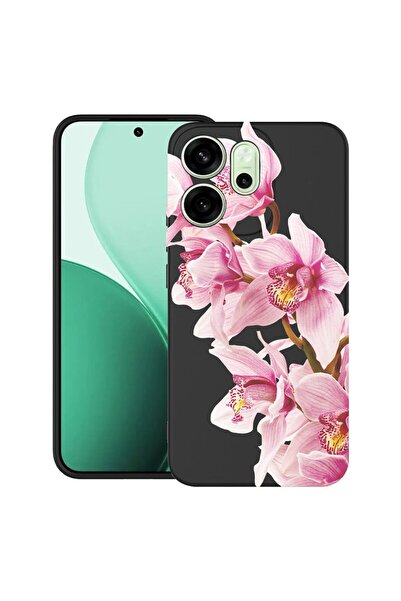 bestcase Ултра тънък TPU калъф, съвместим с OPPO Reno13 F / FS, Флорален - Ел...