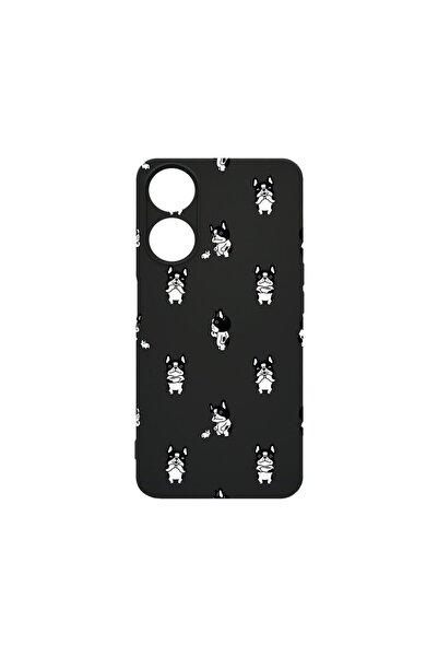 bestcase Тънък силиконов калъф 0.8ММ, съвместим с OPPO A58 5G, с десен на бул...