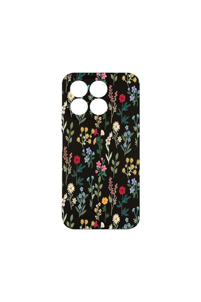 bestcase Husă pentru Honor X6b, BestCase® Slim Premium Silicon 1.2MM, Flori d...