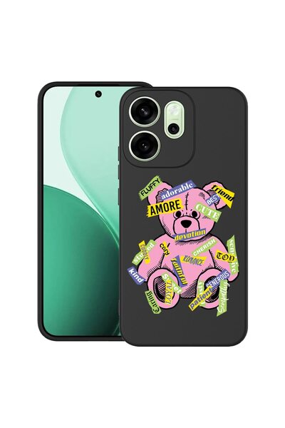 bestcase Υπέρλεπτη Θήκη TPU Συμβατή με OPPO Reno15 Pro, με Σχέδιο Αρκουδάκι Ά...