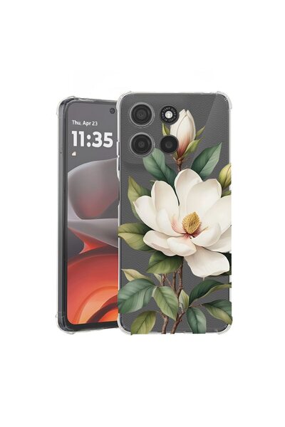 bestcase Husă Antișoc Compatibilă cu Motorola Edge 60 Fusion / Edge 60, Flora...