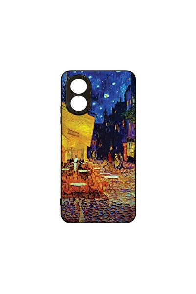 bestcase Калъф MaxSafe, съвместим с OPPO A38 4G, Ван Гог Кафене ©   Тераса пр...