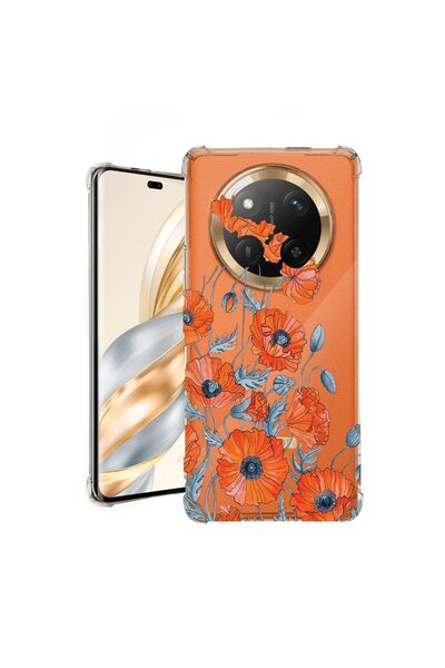 bestcase Αντικραδασμική Θήκη Συμβατή με Honor Magic7 Lite, Φλοράλ - Μινιμαλισ...