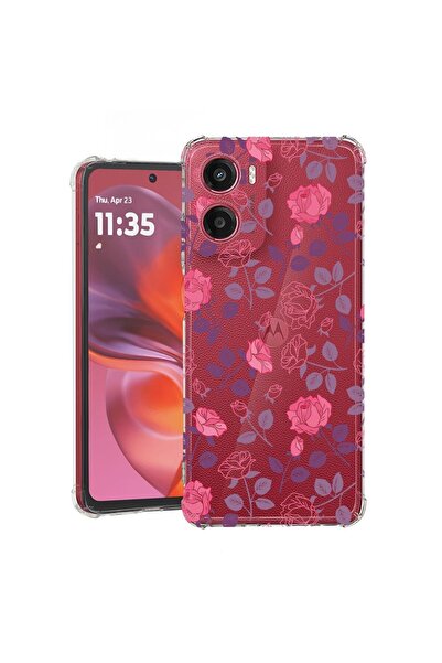 bestcase ¬Æ Husa pentru Motorola Moto G05, Anti Shock 1.5MM, Rose, Protectie ...