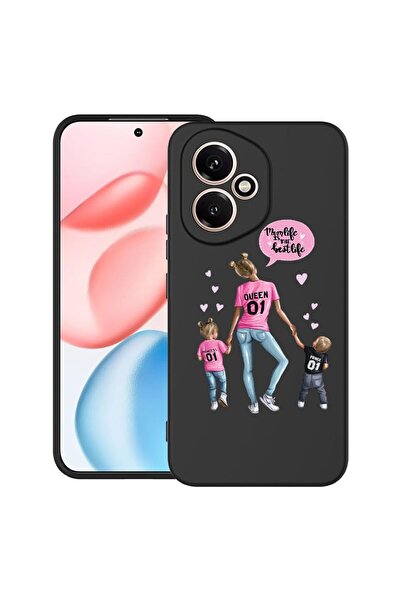 bestcase Θήκη για Honor 400 με σχέδιο  "Mom Life " με αγόρι και κορίτσι, TPU ...
