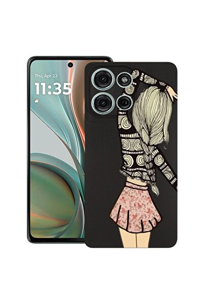 bestcase ¬Æ Husa pentru Motorola Moto G15, Girl Friend, Slim Silicon 0.8MM, A...