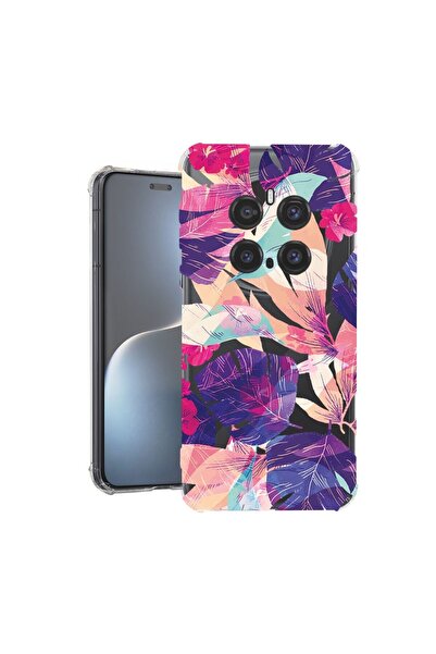 bestcase ¬Æ Husa pentru Honor Magic7 Pro, Anti Shock 1.5MM, Tropical Flowers,...