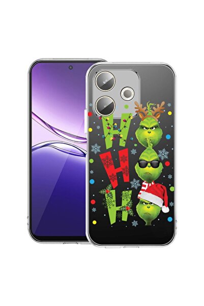 bestcase ¬Æ Husa Clear Silicon pentru OPPO A5 Pro 5G, Grinches - Ho Ho Ho, 20...