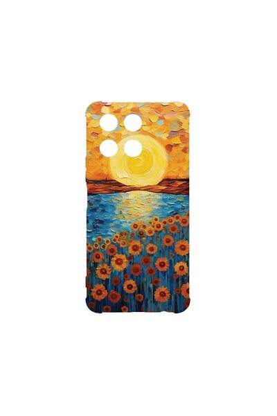 bestcase ¬Æ Husa pentru Honor 200 Smart, Anti Shock 1.5MM, Sunflower Painting...