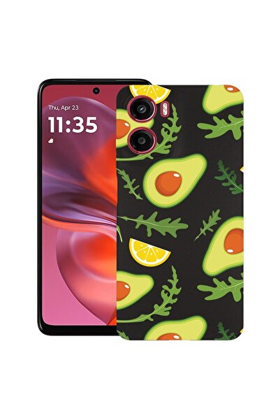 bestcase ¬Æ Husa pentru Motorola Moto G05, Avocado, Slim Silicon 0.8MM, Antis...
