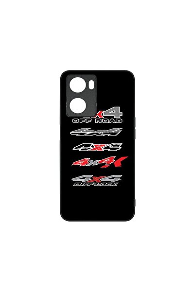 bestcase Тънък стъклен калъф, съвместим с OPPO A77 4G / A77s, 4x4 ОФРОУД, HD ...