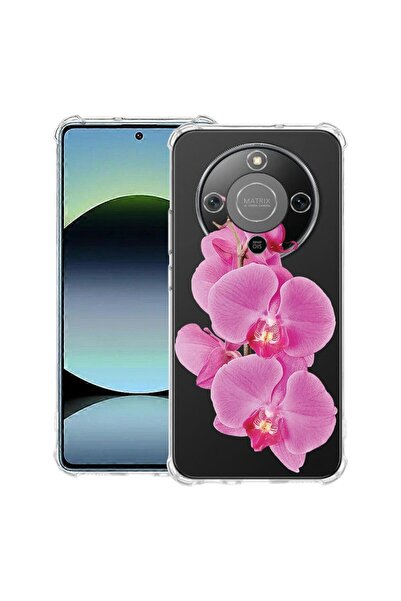 bestcase ¬Æ Husa Anti Shock Съвместим с Honor Magic8 Lite, Флорален - Минимал...