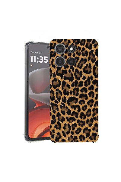 bestcase ¬Æ Husa Anti Shock Compatibila cu Motorola Moto G86 Power, Leopard P...