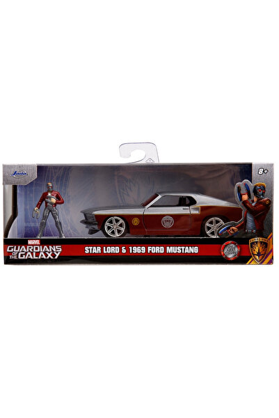 Jada Toys 1:32 Guardians of the Galaxy Star-Lord 1969 Ford Mustang Model Car ...