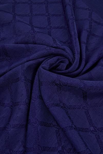 Valentino Orlandi Siena Logo Pattern Jacquard Shawl