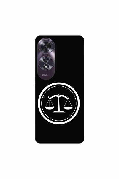 OEM Case compatible with Oppo A60 4G Silicone Gel Tpu Pattern Scales of Justice