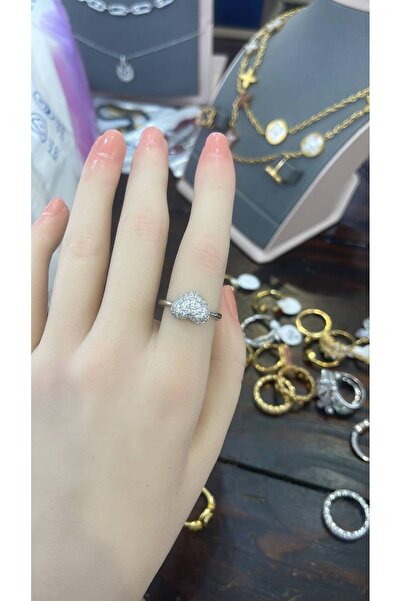FASHİON JEWELRY خاتم سلسلة مُرصع زركون ذهبي وفضي