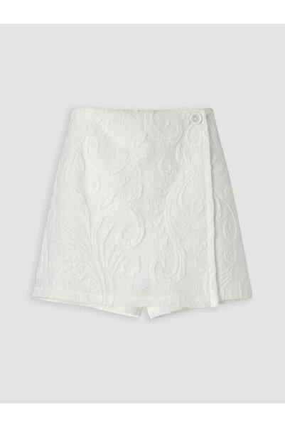 LC Waikiki Lcw Kids Embroidered Girls' Shorts Skirt