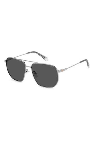 Polaroid نظارات شمسية للرجال PLD 4141/G/S/X DARK RUTHENIUM مقاس 59 ملم