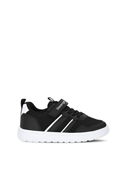 Slazenger FREEDOM I Pantofi sport casual unisex pentru copii, cu velcro, negr...