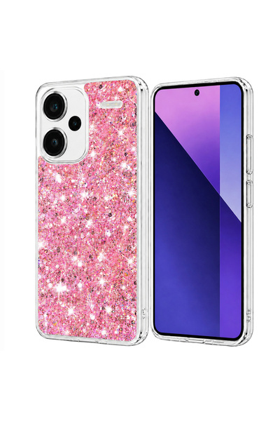 Techsuit Husa pentru Xiaomi Redmi Note 13 Pro+ 5G, Sparkly Glitter, protectie...
