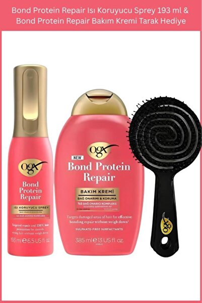 OGX Bond Protein Repair Isı Koruyucu Sprey 193 ml & Bond Protein Repair Bakım...