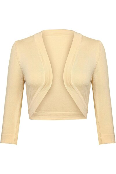 Gyabnw Women's Short Cardigan Bolero, 3/4 Sleeves, Knitted, Elegant, Cotton, ...