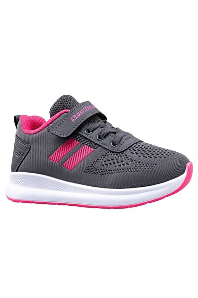 Celira Nwh Fuchsia Rubber Velcro Mesh Children's Sports Shoes 244