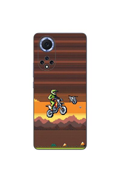 OEM Husa compatibila cu Huawei Nova 9 Silicon Gel Tpu Model Pixel Art Motorcross