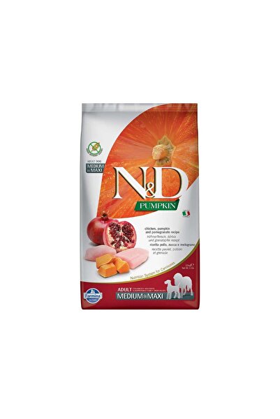 Farmina Natural and Delicious Dog Pumkin Chicken & Pomeg Adult Medium&Maxi 12 Kg