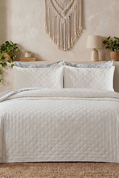 Doqu Home Mediterranean Milas Bedspread Double White