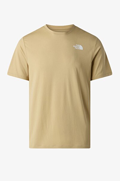 THE NORTH FACE Ανδρικό μπλουζάκι M 24/7 S/S σε μπεζ χρώμα