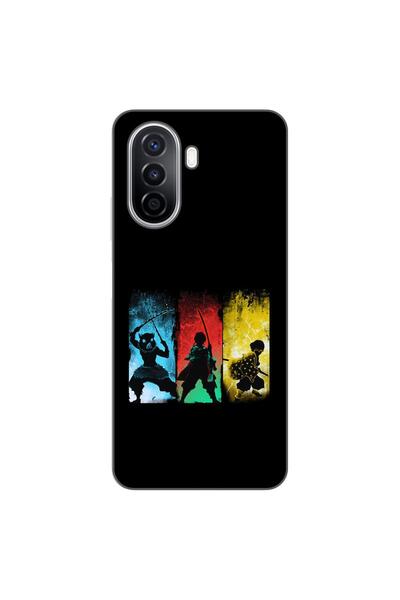 OEM Husa compatibila cu Huawei Nova Y70 Silicon Gel Tpu Model Demon Slayer Team