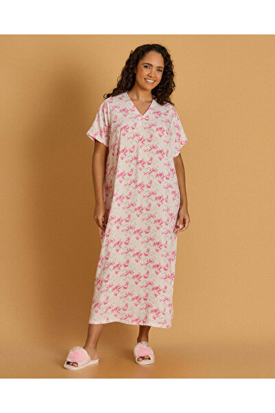 REDTAG Women Multicolor Printed Nightgown
