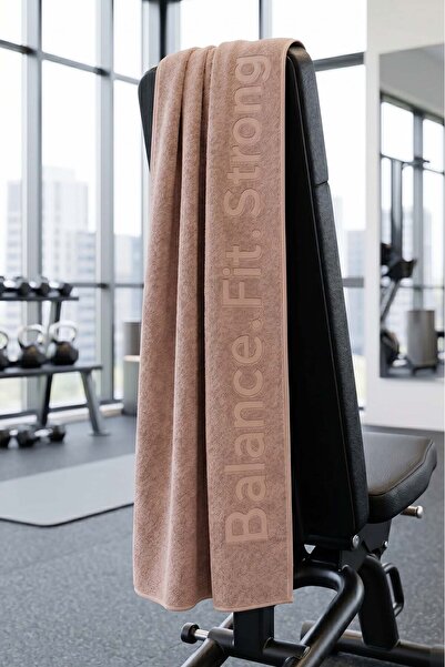 Rivaİstanbul Bfs Bej 100% bumbac prosop sportiv 30x120 cm