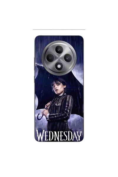 OEM Husa compatibila cu Oppo Reno12 FS Silicon Gel Tpu Model Wednesday Umbrella