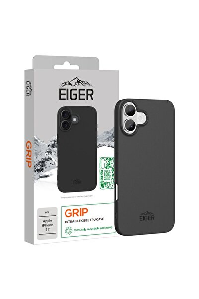 EIGER Husa Grip GRS iPhone 17 Black