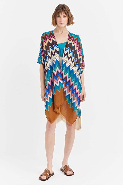 PAULMARK Women's Zizgaz Patterned Pareo
