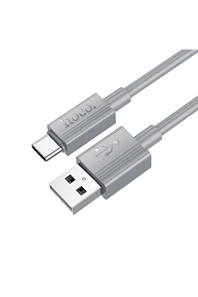 hoco. Cablu USB Hoco USB-A - USB-C 1 m Gri