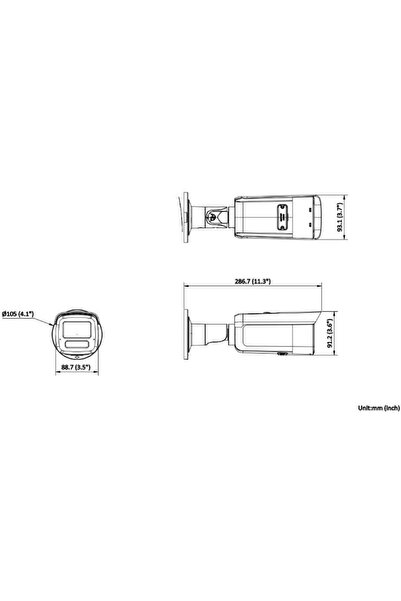 Hikvision DS-2CD2T83G2-4LI 4mm PL Cameră IP