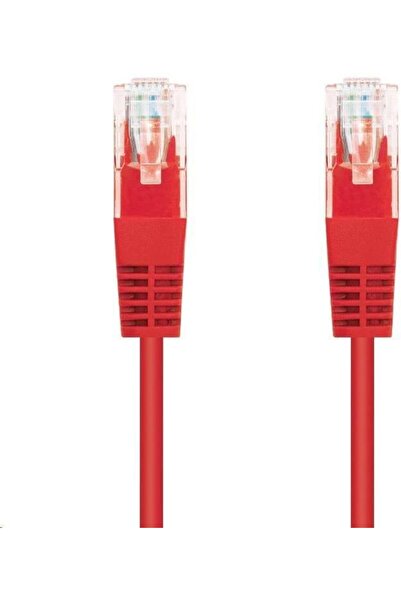 C-TECH kabel patchcord Cat5e, UTP, ƒçerven√Ω, 2m