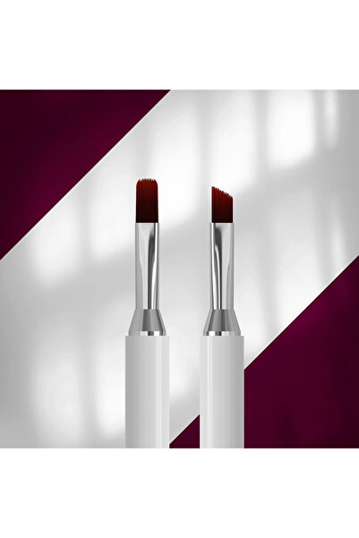 STALEKS Exclusive Çift Uçlu Sentetik Nail Art Jel Fırçası 9-11mm Manyetik Kap...