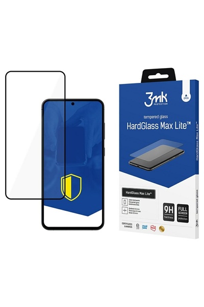 3MK HardGlass Max Lite - Sticlă securizată pentru Samsung Galaxy S25+ (Negru)