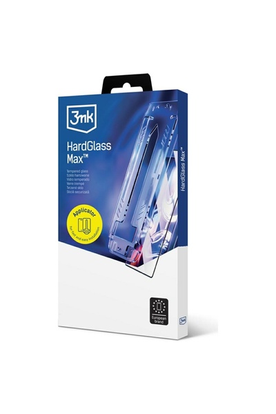 3MK Sticlă securizată cu ramă pentru Apple iPhone 16 Pro/17 - HardGlass Max