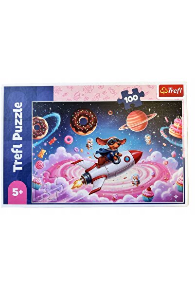 Trefl Puzzle 100 Jamnik pe rachetă