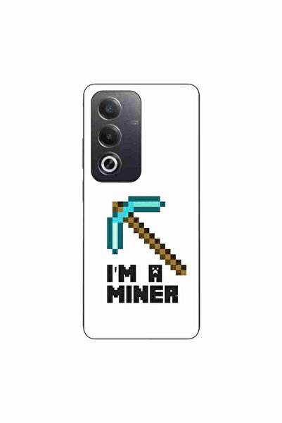 OEM Husa compatibila cu Oppo A80 Silicon Gel Tpu Model Minecraft Miner