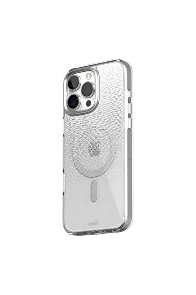 Moshi iGlaze MagSafe - Husă iPhone 16 Pro Max (Alb Ceață)