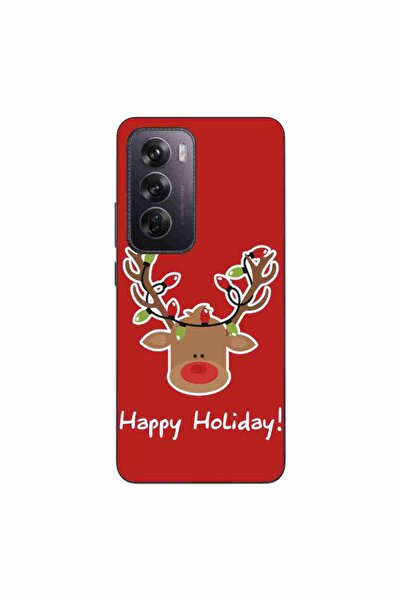 OEM Case compatible with Oppo Reno12 Pro Silicone Gel Tpu Pattern Christmas R...