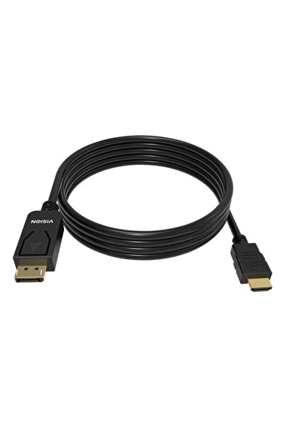 Vision Adaptor cablu video 2 m Displayport HDMI Negru